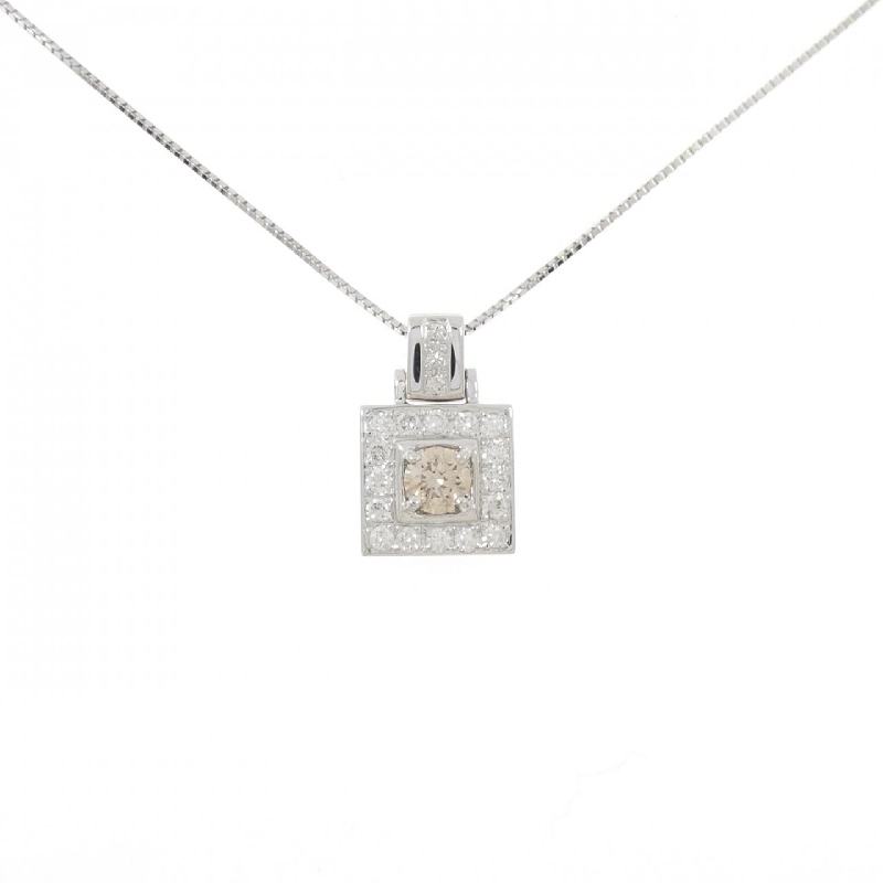 Dây chuyền kim cương K18WG 0.46CT - Hàng hiệu Chính hãng 860963