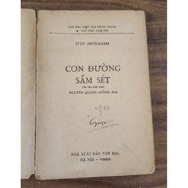 CON ĐƯỜNG SẤM SÉT (The path of thunder) - Tác giả: Peter Abrahams 732890