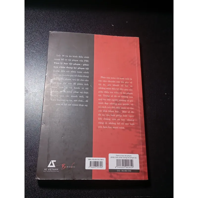 Sách Tâm lý học tội phạm - phác họa chân dung kẻ phạm tội - Diệp Hồng Vũ 754219