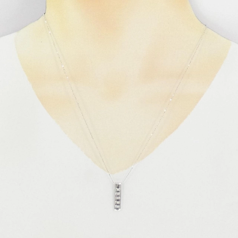 K18WG Dây chuyền kim cương 0.52CT - Hàng hiệu Chính hãng 846949