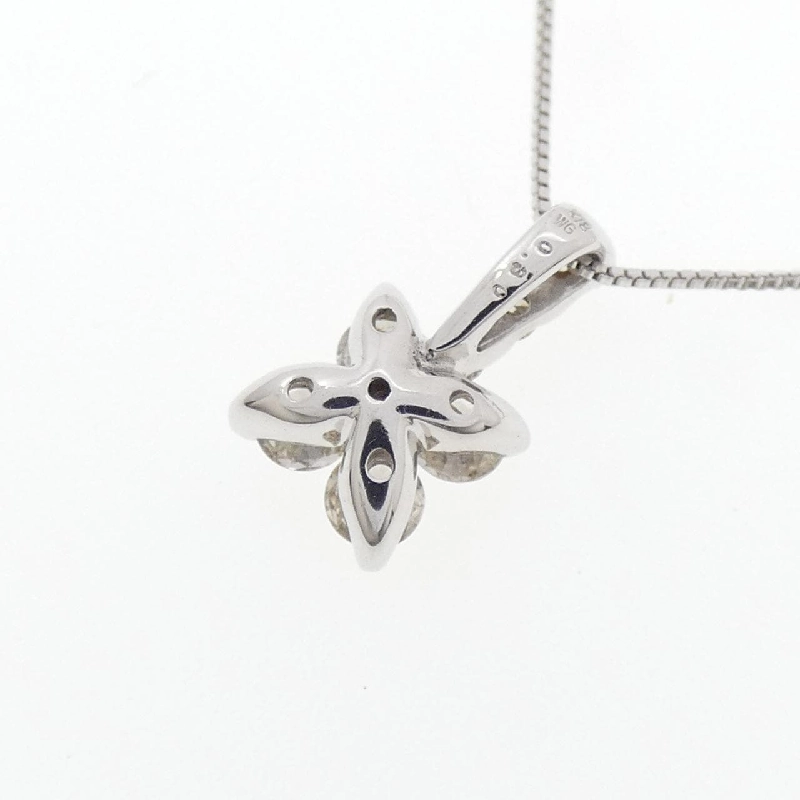 K18WG Hoa Kim Cương Dây Chuyền 0.30CT - Hàng hiệu Chính hãng 859355