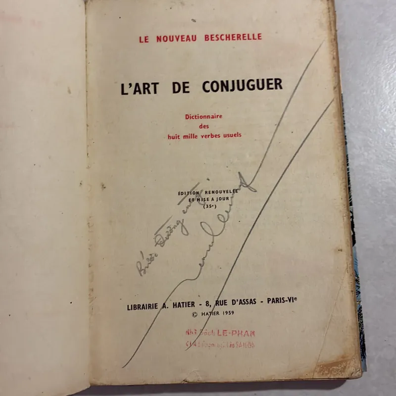 L’art de conjuguer - 1959s 720572