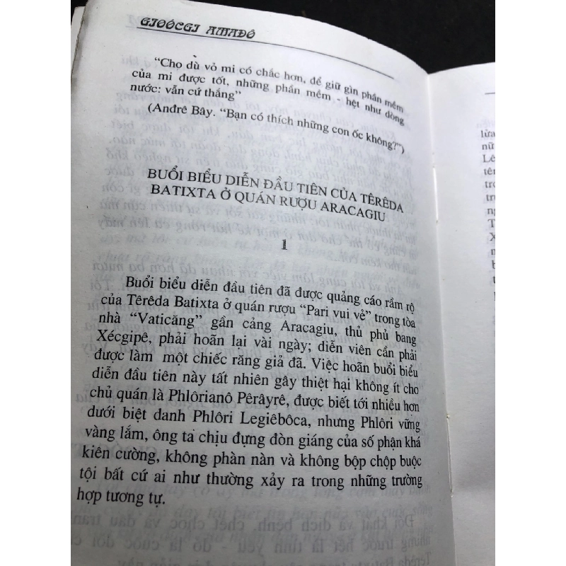Tereda 2004 mới 75% ố bẩn viền nhẹ Gioocgi Amado HPB0906 SÁCH VĂN HỌC 914741