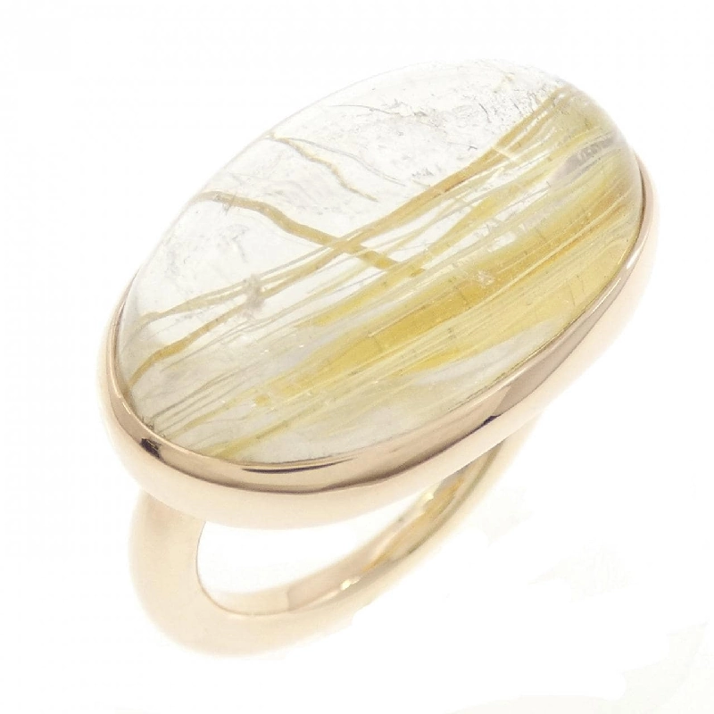 Nhẫn thạch anh rutile K10YG 669683
