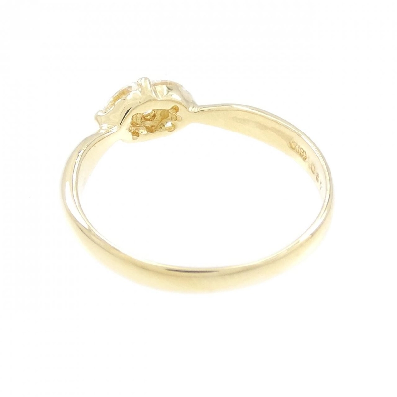 Nhẫn kim cương K18YG 0.35CT 673639