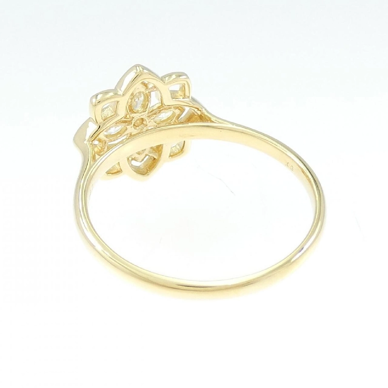 【Sản phẩm mới】Nhẫn kim cương K18YG hình hoa 0.20CT 669426