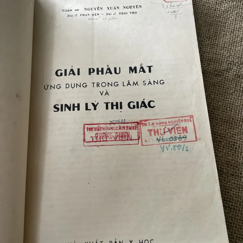 Giải Phẫu Mắt Ứng Dụng Trong Lâm Sàng Và Sinh Lý Thị Giác, 250 trang, khổ lớn  796440
