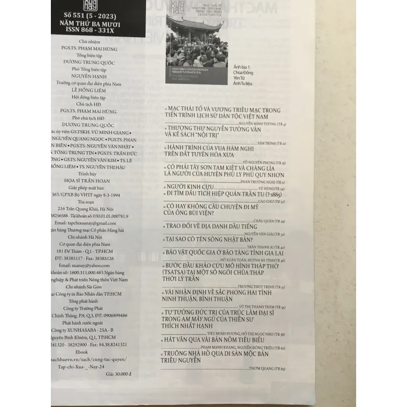 Tạp chí Xưa và Nay (5.2023) 558747