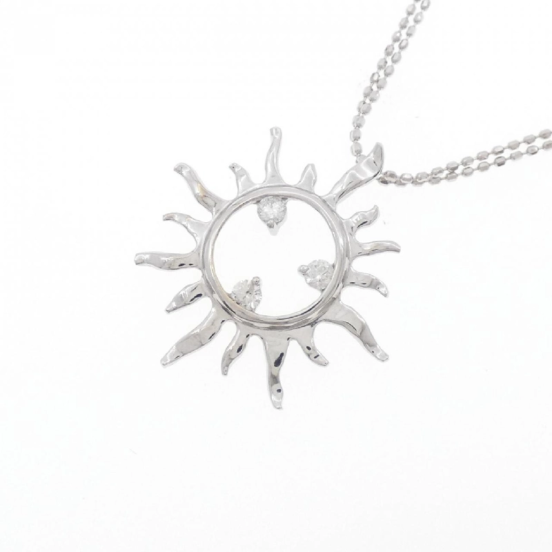 K18WG Dây chuyền kim cương 0.12CT - Hàng hiệu Chính hãng 865278