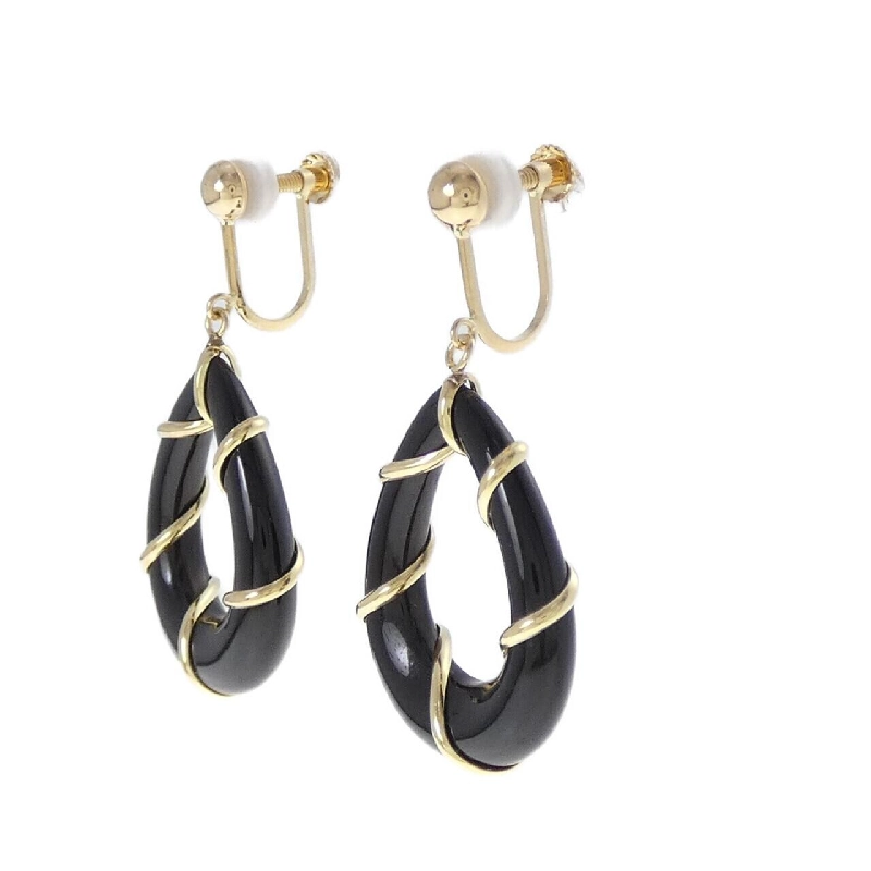 K18YG Onyx Bông tai - Hàng hiệu Chính hãng 872935