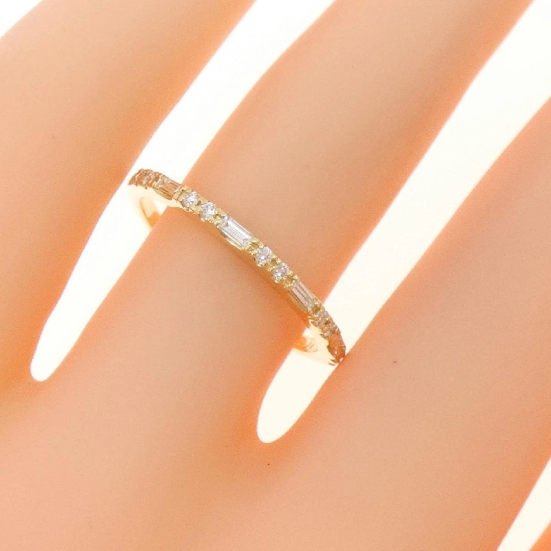 【Sản phẩm mới】Nhẫn kim cương K18YG 0.15CT 671553