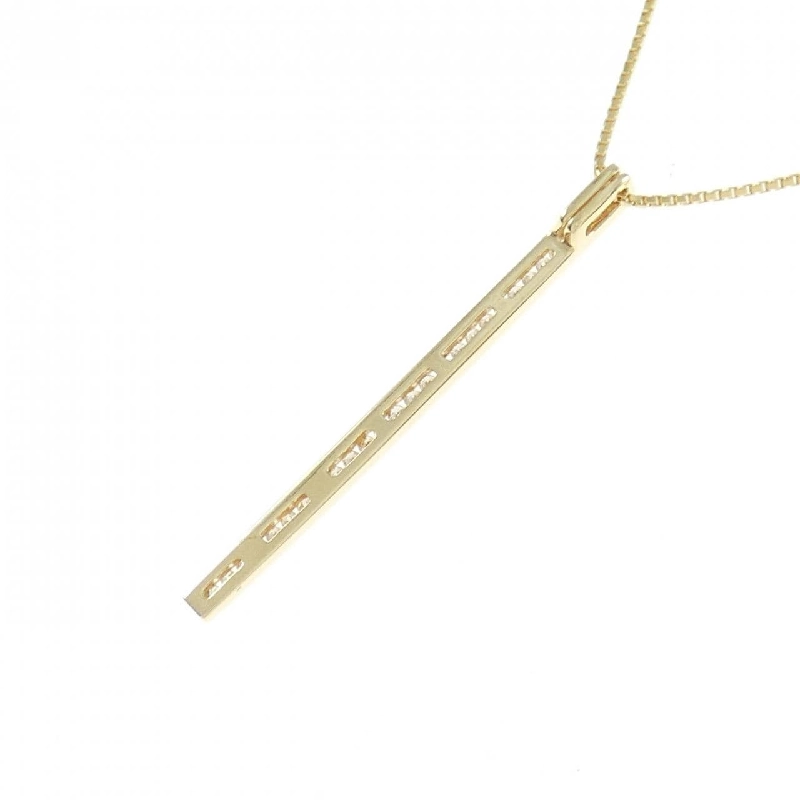 Dây chuyền kim cương K18YG 0.13CT - Hàng hiệu Chính hãng 859506