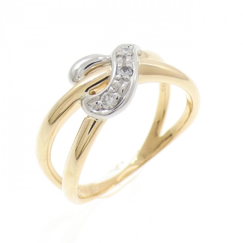 Nhẫn kim cương K18YG/PT900 0.05CT - Hàng hiệu Authentic 854918