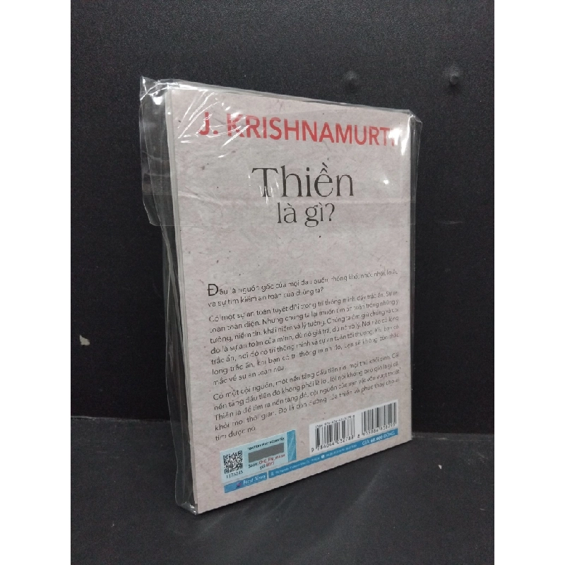 Thiền là gì? mới 100% HCM2608 J. Krishnamurti TÂM LINH - TÔN GIÁO - THIỀN 246858