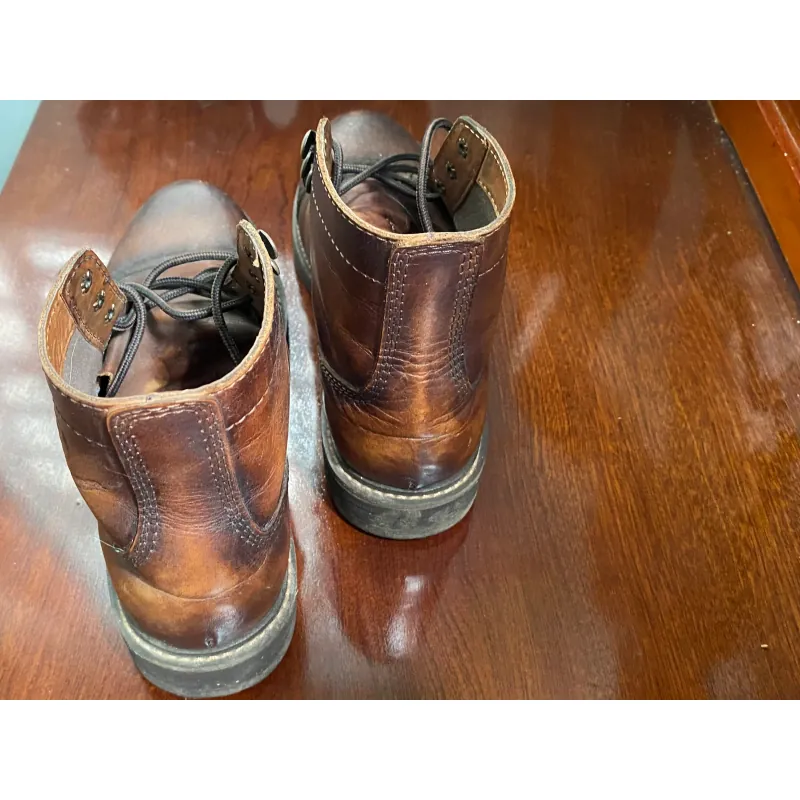 Giày Boots Nam da thật kích cỡ 40, màu nâu sẫm 996217