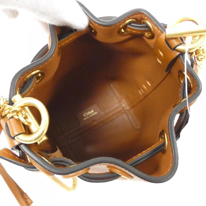 【Sản phẩm mới】Chloé Mercy Micro Bucket CHC23AP844I31 Túi đeo vai 613666