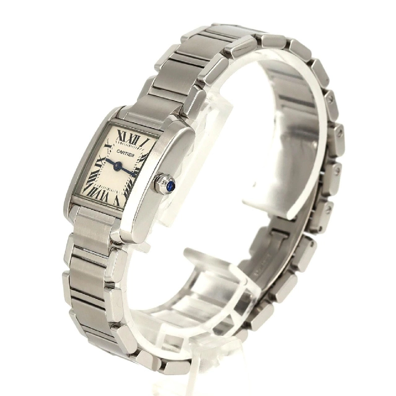 Cartier Tank Française SM W51008Q3 SS Quartz - Hàng hiệu Chính hãng 876990