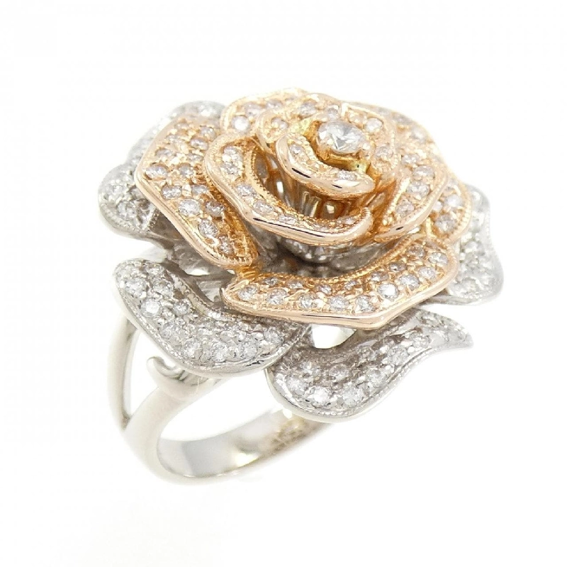 Nhẫn kim cương 0.96CT K18PG/K18WG - Hàng hiệu Chính hãng 855762