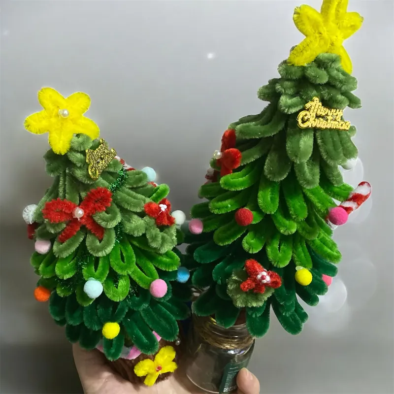 Thông  kẽm nhung hand make 20-25cm 731053