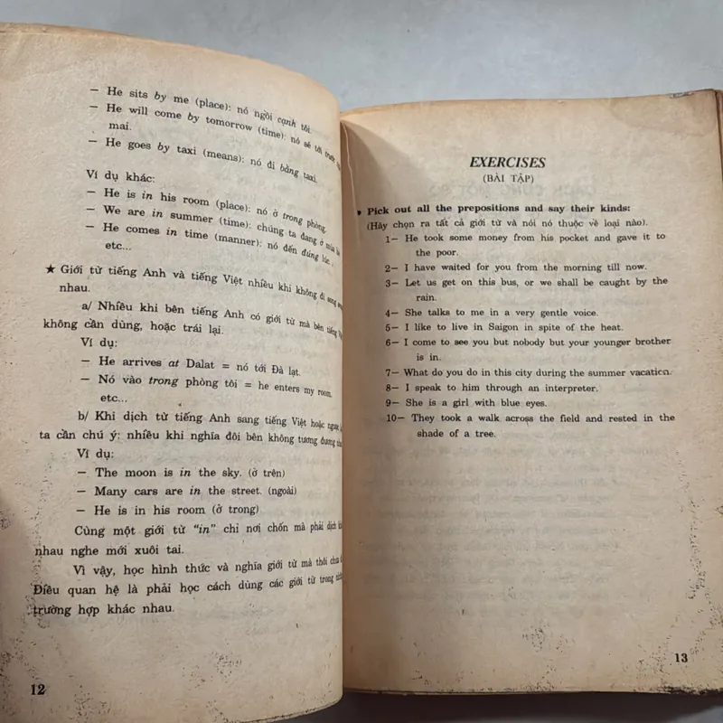 Cách dùng giới từ Anh ngữ - Trần Văn Điền 721073