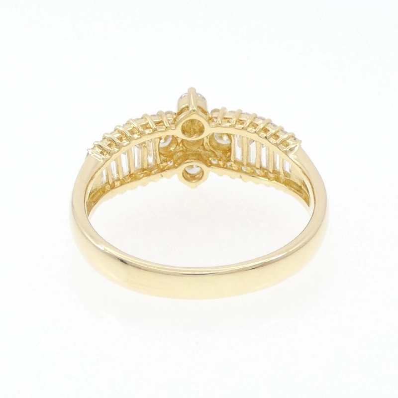 Nhẫn kim cương hoa K18YG 1.05CT 666825