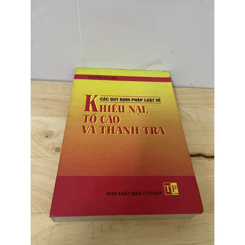 Khiếu nại tố cáo và thanh tra  929710