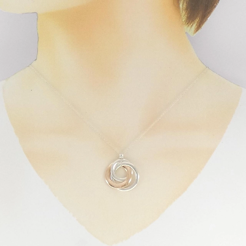 Tiffany 1837 Vòng cổ hình tròn đan xen - Hàng hiệu Authentic 841528