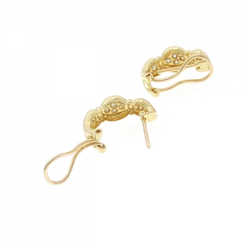 K18YG Bông tai/Khuyên tai kim cương 0.20CT - Hàng hiệu Chính hãng 872987