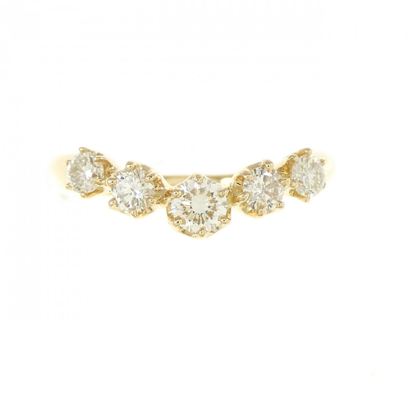 Nhẫn kim cương K18YG 0.50CT 671449