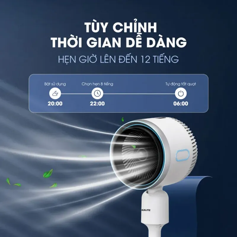 Quạt điều hòa thông minh KSA369 KALITE màu trắng chính hãng mới 100% 572026