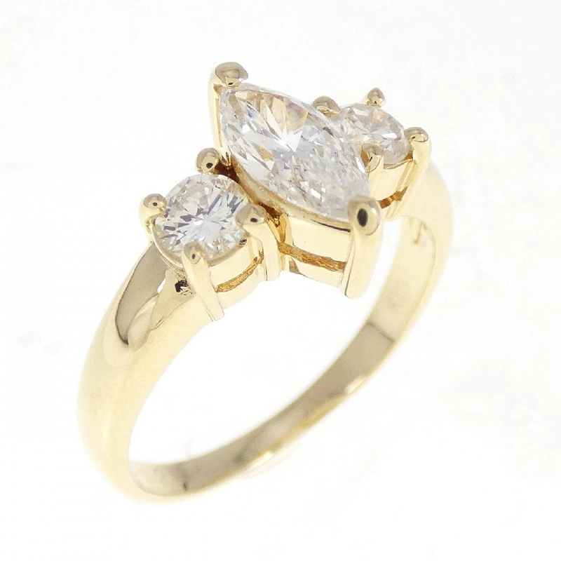 Nhẫn kim cương K18YG 0.435CT 672824