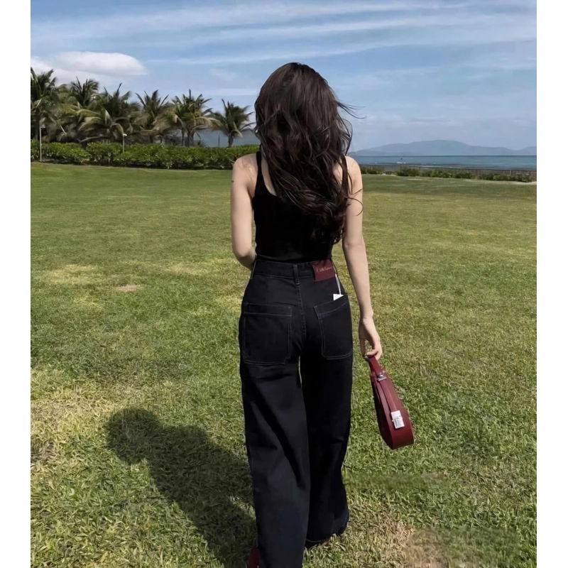 Quần jeans dáng dài (98cm) hàng QC chất mềm form đẹp #3225 473485
