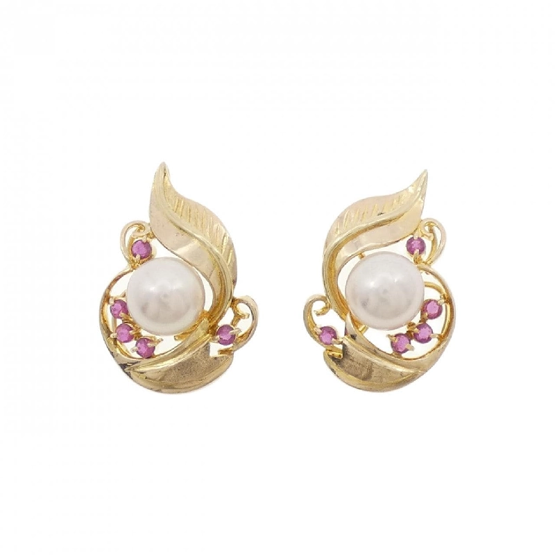 K10YG Bông tai ngọc trai Akoya 7mm - Hàng hiệu Chính hãng 867823