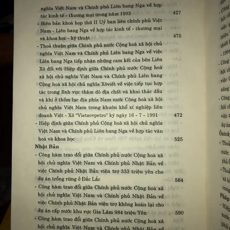 Niên giám các điều ước quốc tế nước Cộng hoà xã hội chủ nghĩa Việt Nam ký năm 1993. 755927