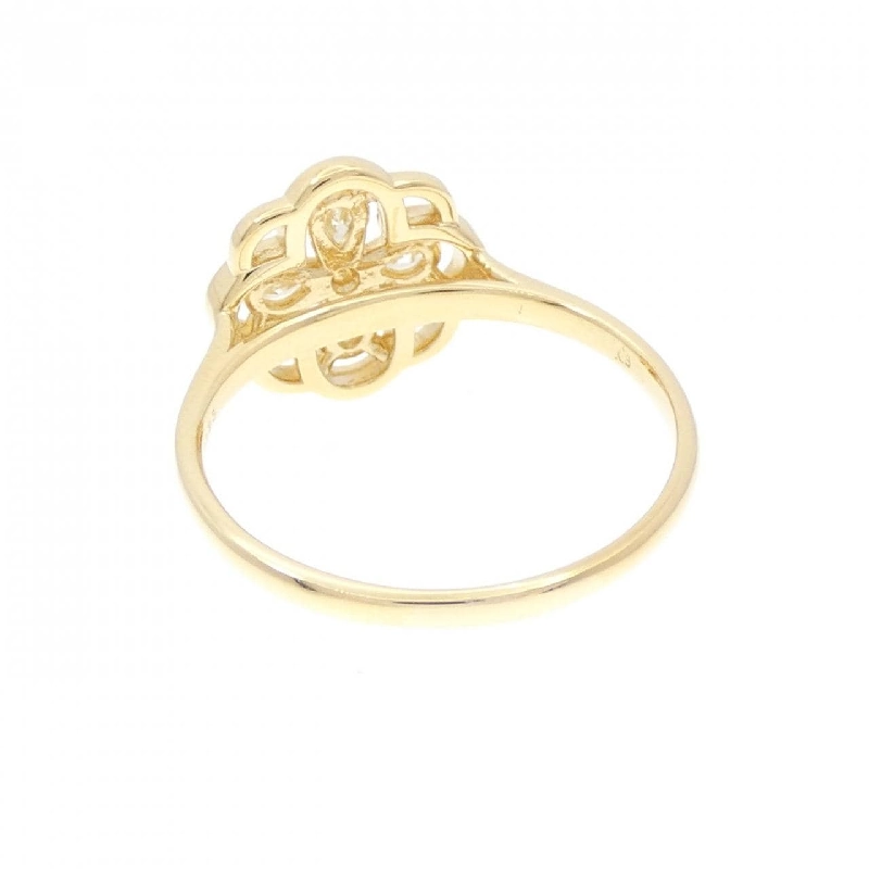 【Sản phẩm mới】Nhẫn kim cương K18YG hình hoa 0.23CT 668542