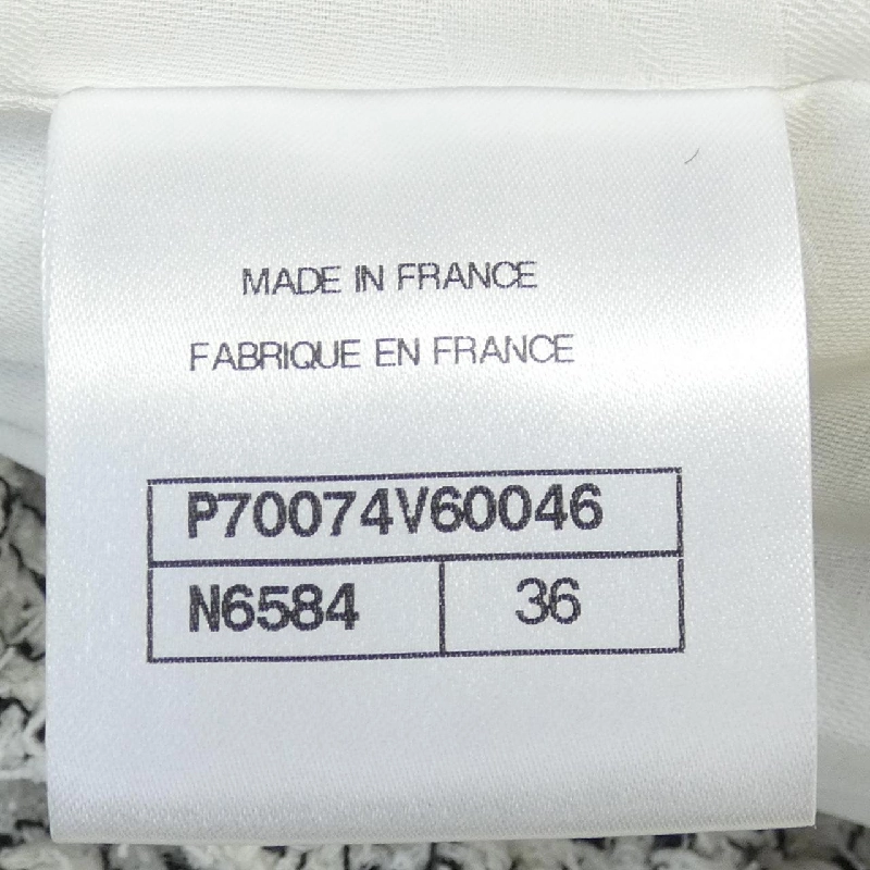 CHANEL LOOK29 P70074V60046 Áo khoác không cổ - Hàng hiệu Authentic 823221