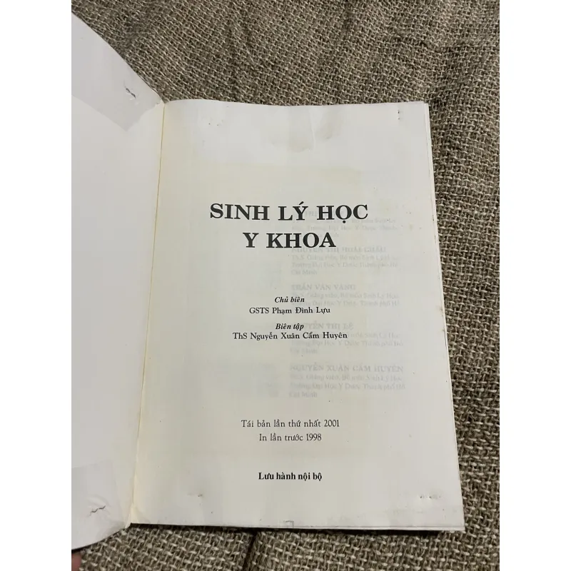 SINH LÝ HỌC Y KHOA - gần 300 trang khổ lớn  1043047