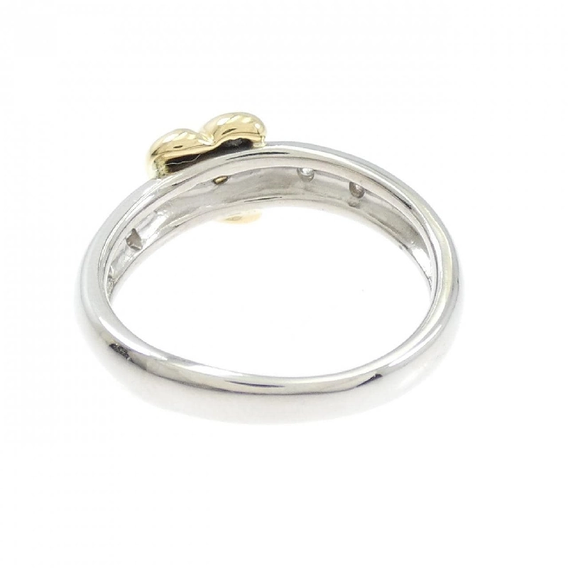 Nhẫn kim cương hình trái tim PT900/K18YG 0.05CT - Hàng hiệu Authentic 853703