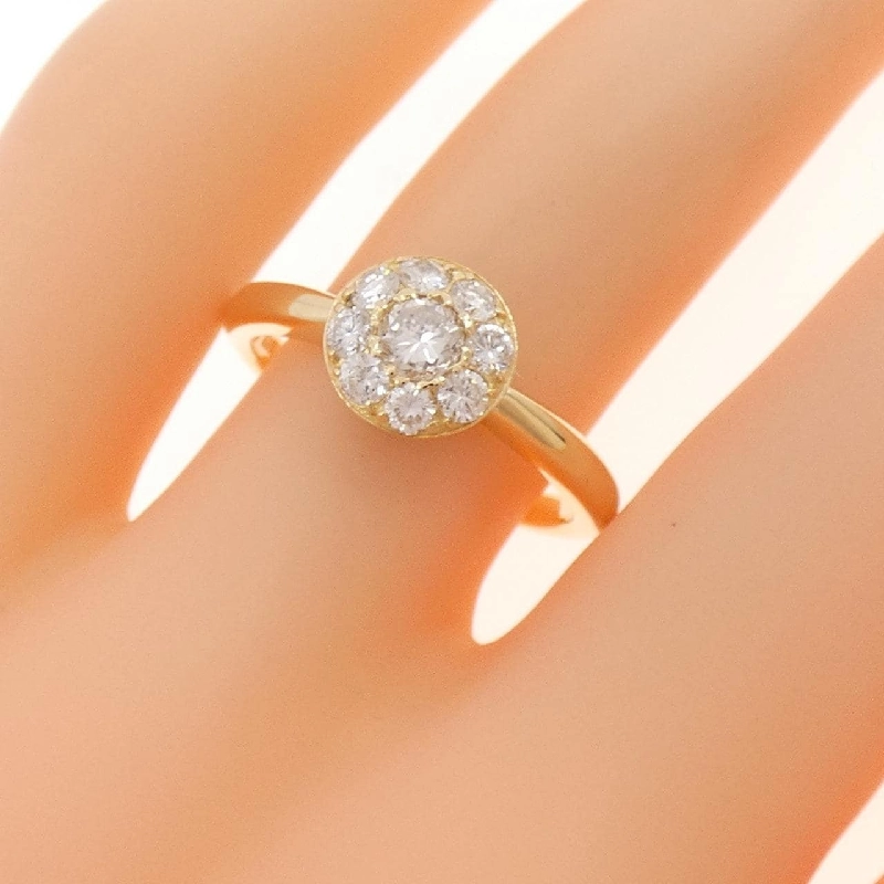 Nhẫn kim cương K18YG 0.52CT 666288