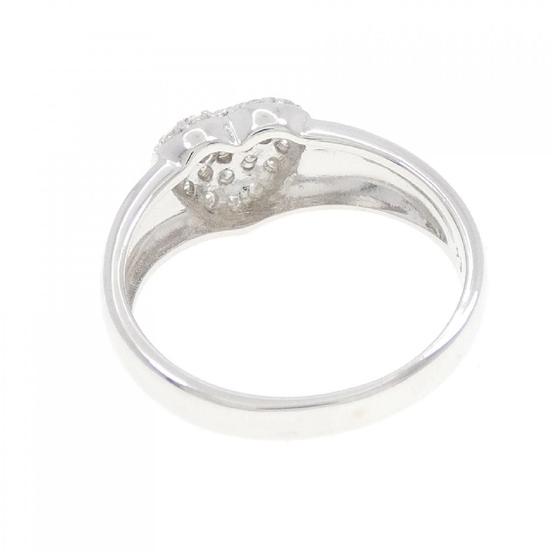 Nhẫn kim cương hình trái tim K18WG 0.24CT 672795