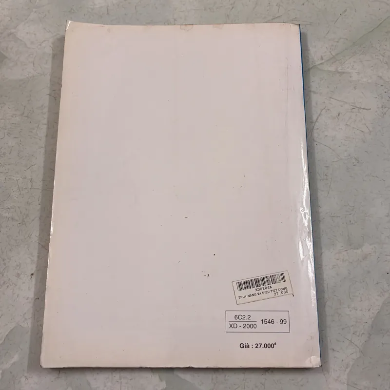 Thuỷ năng và điều tiết dòng chảy  1031050