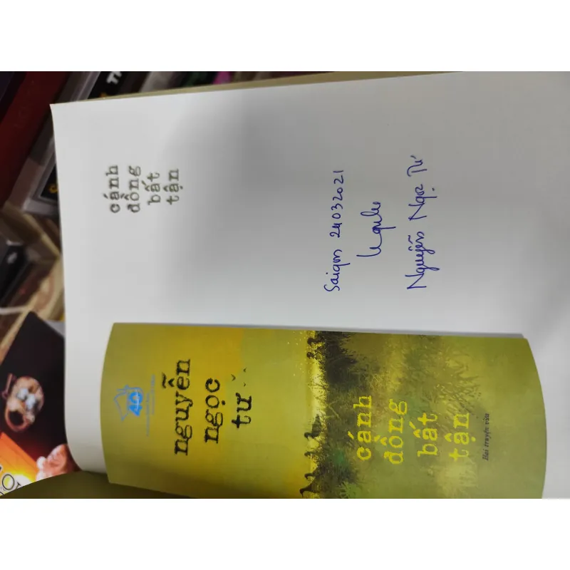 Sách Cánh Đồng Bất Tận của Nguyễn Ngọc Tư| Bìa cứng Bản Đặc Biệt| Có chữ ký tác giả 708072