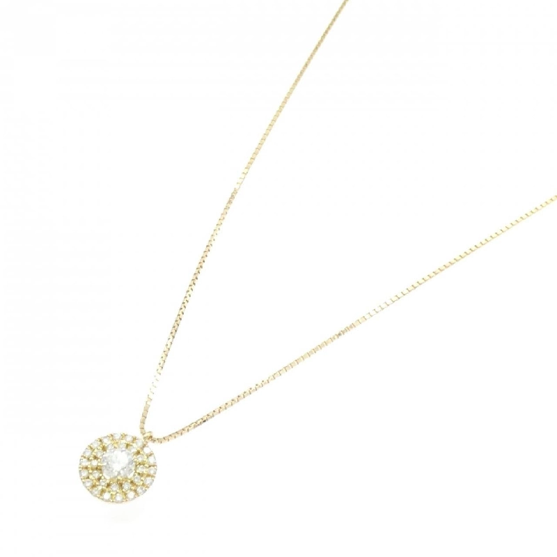 Dây chuyền kim cương K18YG 0.253CT H SI2 Good - Hàng hiệu Chính hãng 875482