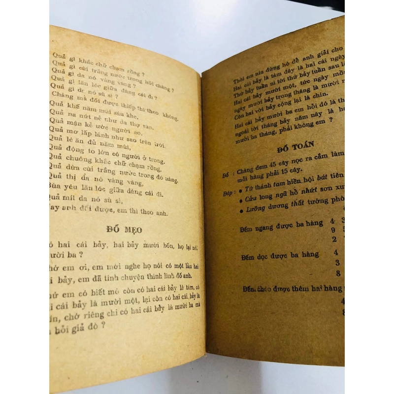 📚 CÂU ĐỐ VIỆT NAM ✍️ Tác giả: Nguyễn Văn Trung 📅 NXB: 1986 📖 492 trang  552543