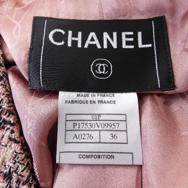 【Mã giảm giá】【Cổ điển】Áo khoác không cổ CHANEL 642365