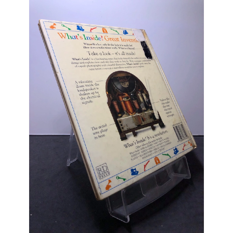 What's Inside? Great Inventions BÌA CỨNG mới 80% bẩn nhẹ RD Press HPB2707 NGOẠI VĂN 450993