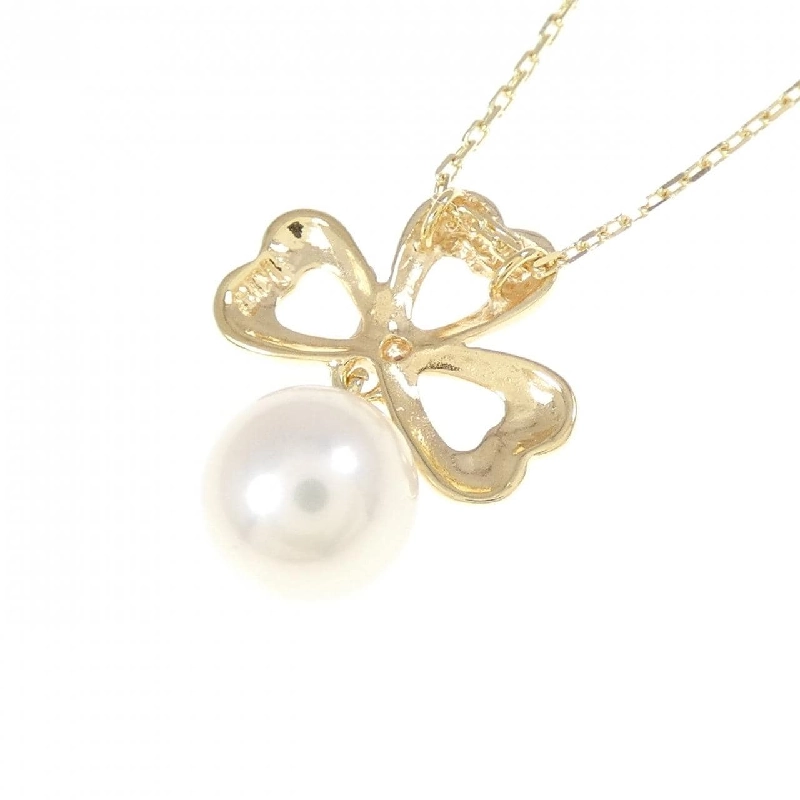 K18YG Dây chuyền ngọc trai Akoya 6.3mm - Hàng hiệu Chính hãng 856753