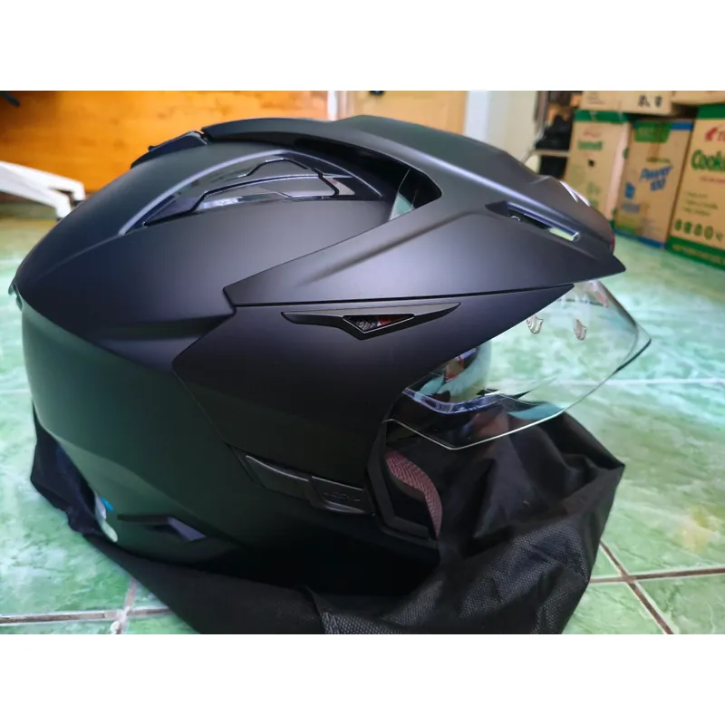 Nón bảo hiểm Mũ bảo hiểm Zeus 613B 3/4 – 2 kính, mái che rời, chính hãng 736595