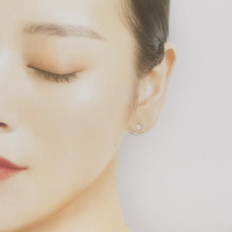 K18PG Solitaire Bông tai Kim cương 0.15CT Một bên - Hàng hiệu Chính hãng 868428