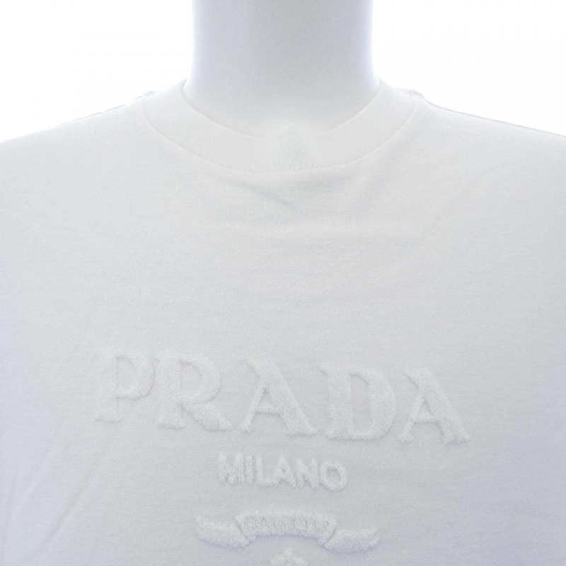 Áo thun kỹ thuật cotton PRADA UJN897 SOOO 14LB - Hàng hiệu Chính hãng 898810